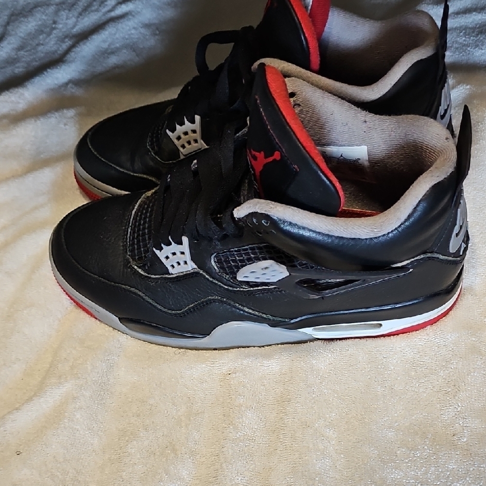 Air Jordan Black and Red Sneakers